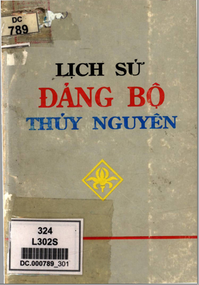 LỊCH SỬ ĐẢNG BỘ THỦY NGUYÊN (BẢN GỐC)